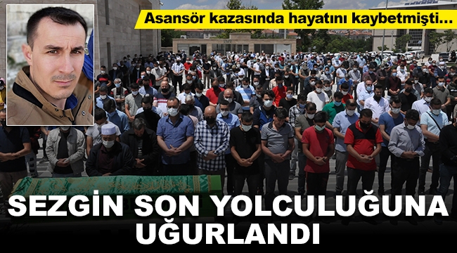 1 çocuk babası Sezgin gözyaşları arasında toprağa verildi