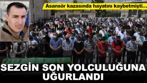 1 çocuk babası Sezgin gözyaşları arasında toprağa verildi
