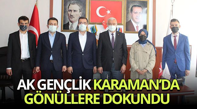 AK Gençlik Karaman'da gönüllere dokundu 