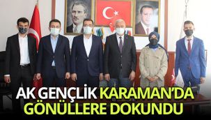 AK Gençlik Karaman'da gönüllere dokundu 