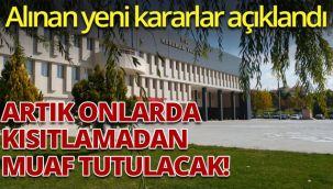 Artık Onlarda Kısıtlamadan Muaf Tutulacak!
