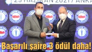 Başarılı şaire 3 ödül daha!