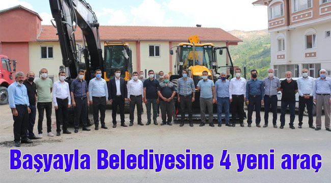 Başyayla Belediyesine 4 yeni araç