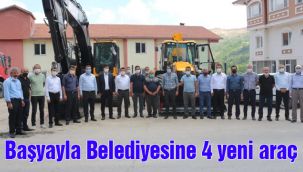Başyayla Belediyesine 4 yeni araç