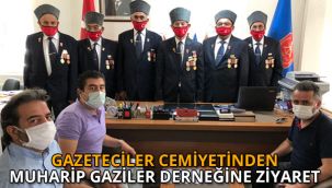 Gazetecilerden Muharip Gaziler Derneğine Ziyaret