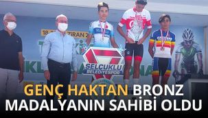 Genç Haktan bronz madalyanın sahibi oldu