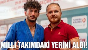 Genç judocu milli takımdaki yerini aldı!