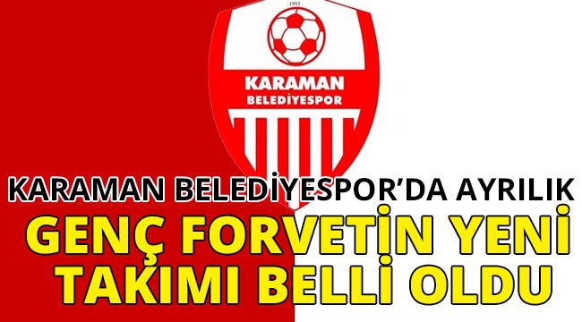 Karaman Belediyespor'da ayrılık