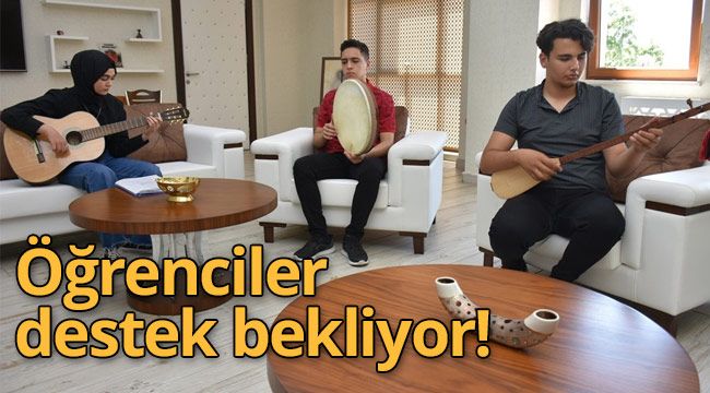 Liselerarası yarışmada Karaman'ı temsil eden öğrenciler destek bekliyor