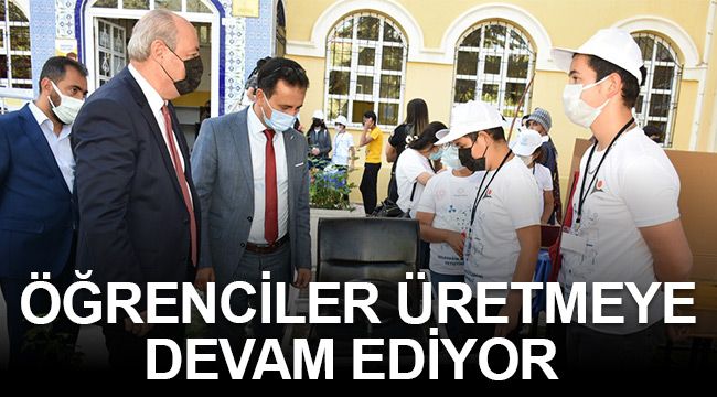 Öğrenciler üretmeye devam ediyor