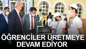Öğrenciler üretmeye devam ediyor