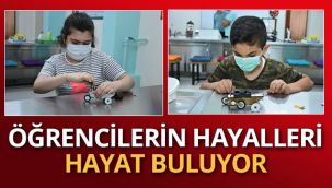 Öğrencilerin hayalleri hayat buluyor