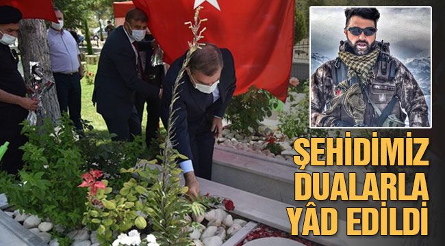 Şehidimiz, şehadetinin dördüncü yılında dualarla anıldı