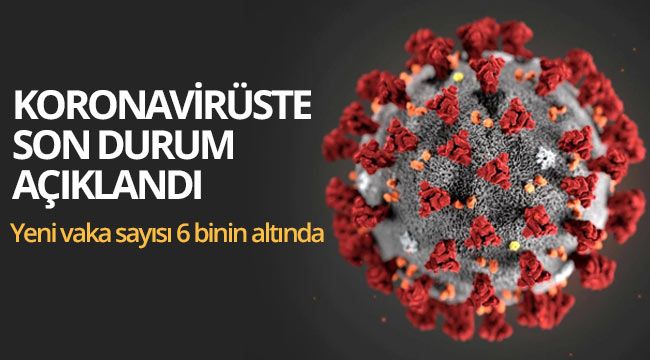 Yeni vaka sayısı 6 binin altında