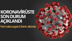 Yeni vaka sayısı 6 binin altında