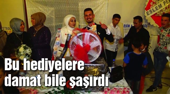 Bu hediyelere damat bile şaşırdı