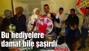 Bu hediyelere damat bile şaşırdı
