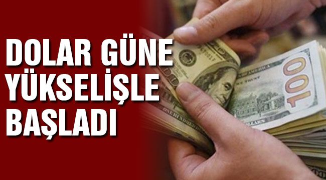 Dolar güne yükselişle başladı