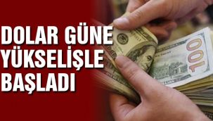 Dolar güne yükselişle başladı