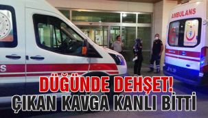 Düğünde dehşet! Çıkan kavga kanlı bitti 