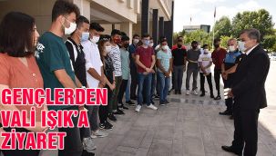Gençlerden Vali Işık'a ziyaret