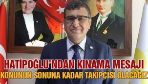 İYİ Parti İl Başkanı Hatipoğlu, gazetecilere yapılan saldırıyı kınadı