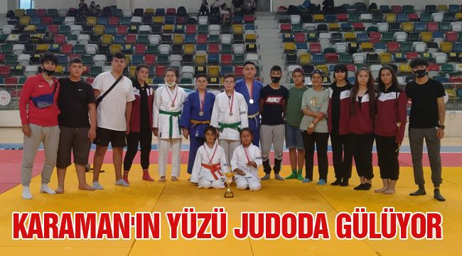 Karaman'ın yüzü judoda gülüyor 