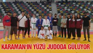 Karaman'ın yüzü judoda gülüyor 