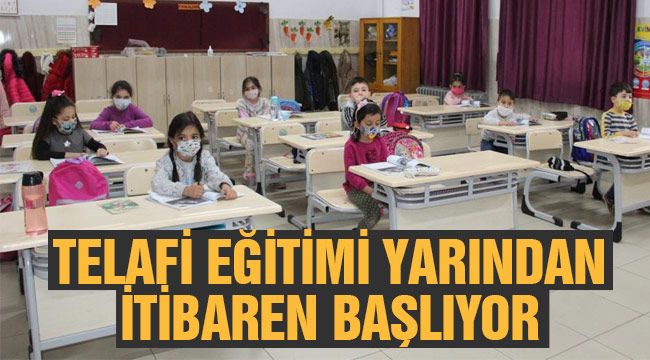 Telafi eğitimi yarından itibaren başlıyor