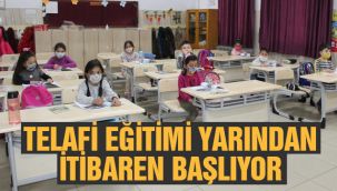 Telafi eğitimi yarından itibaren başlıyor