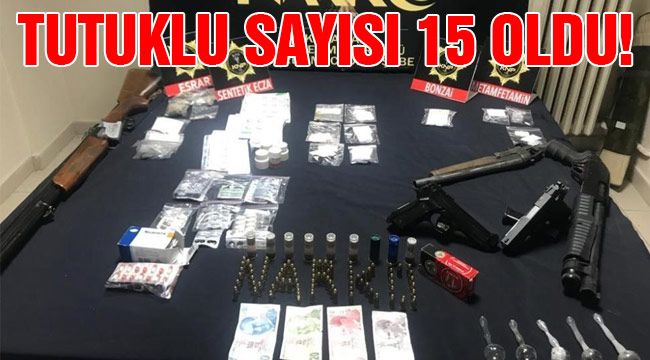 Tutuklu sayısı 15 oldu 