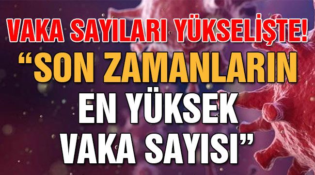 Vaka sayıları yükselişte!