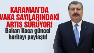 Bakan Koca güncel haritayı paylaştı!