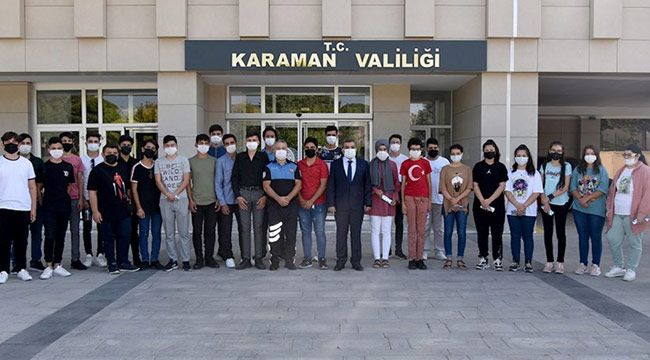 Gençlerden Vali Işık'a ziyaret