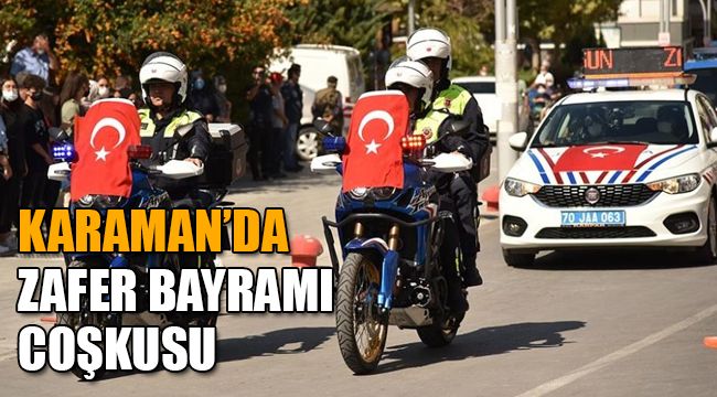 Karaman'da Zafer Bayramı coşkusu 