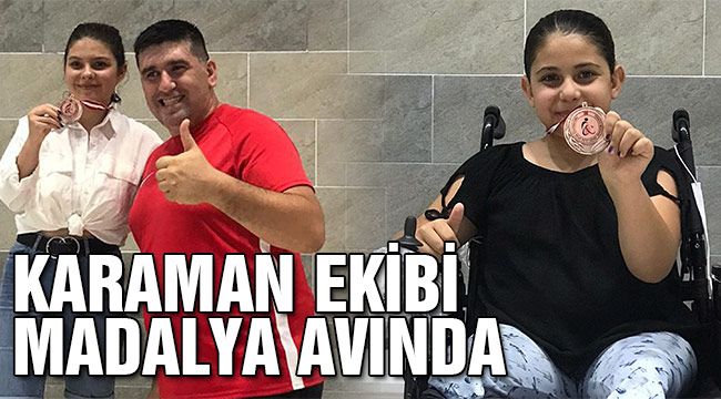 Karaman ekibi madalya avında