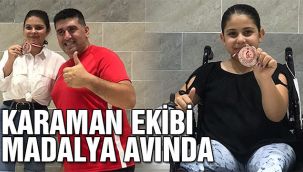 Karaman ekibi madalya avında