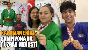 Karaman ekibi şampiyona da rüzgâr gibi esti