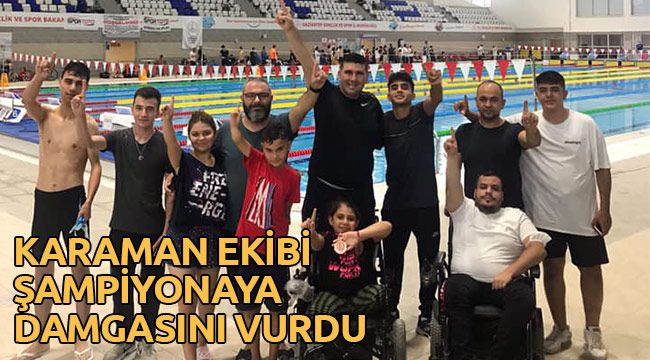 Karaman ekibi şampiyonaya damgasını vurdu