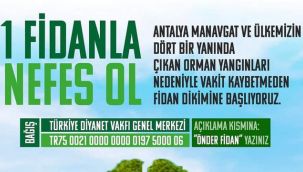 Karaman ÖNDER İmam Hatipliler Derneği, fidan bağışına "Bende Varım" dedi