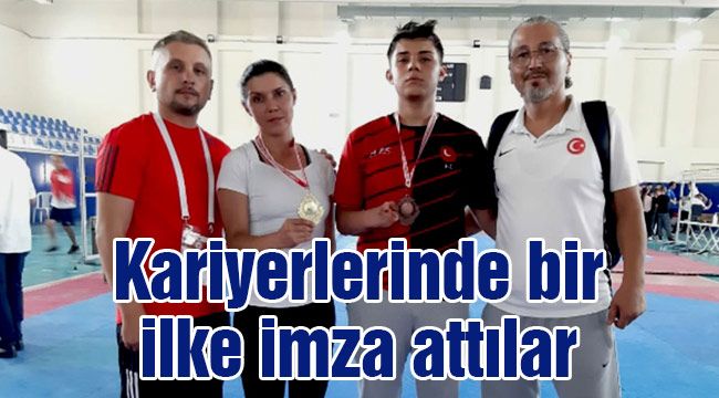 Kariyerlerinde bir ilke imza attılar