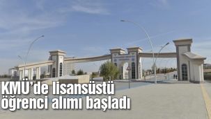 KMÜ'de lisansüstü öğrenci alımı başladı
