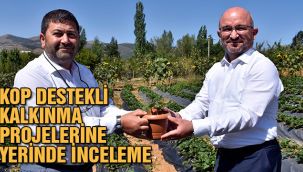 KOP destekli kalkınma projelerine yerinde inceleme 
