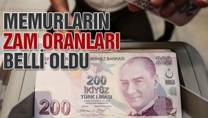 Memurların zam oranları belli oldu!