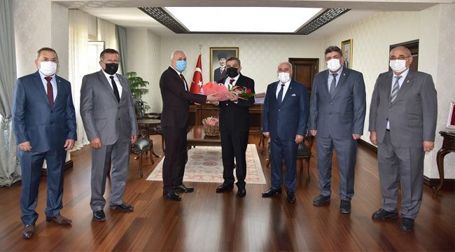 Ahilik teşkilatından Vali Işık'a ziyaret