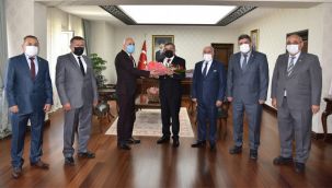 Ahilik teşkilatından Vali Işık'a ziyaret