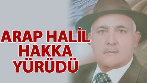 Arap Halil hakka yürüdü