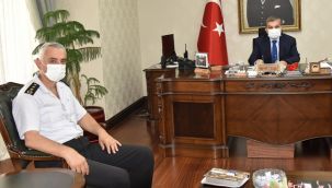 İl Jandarma Komutanı Çetinkaya'dan Vali Işık'a ziyaret