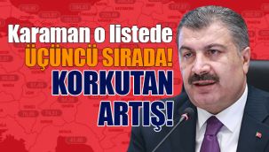 İllere göre haftalık vaka sayısı açıklandı