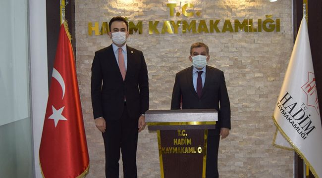 Vali Işık'tan Kaymakam İmrak'a hayırlı olsun ziyareti